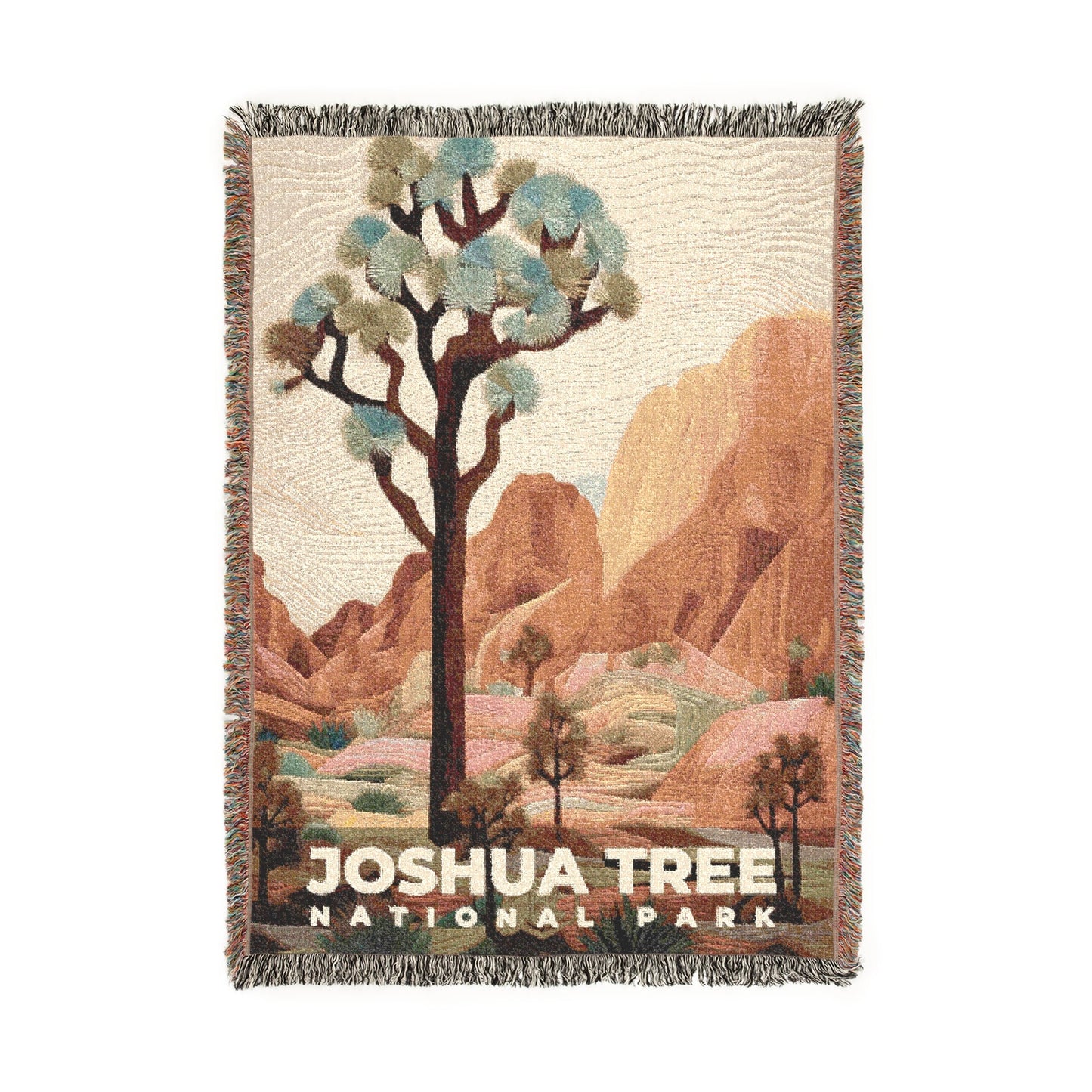 Joshua Tree National Park Woven Blanket | S09