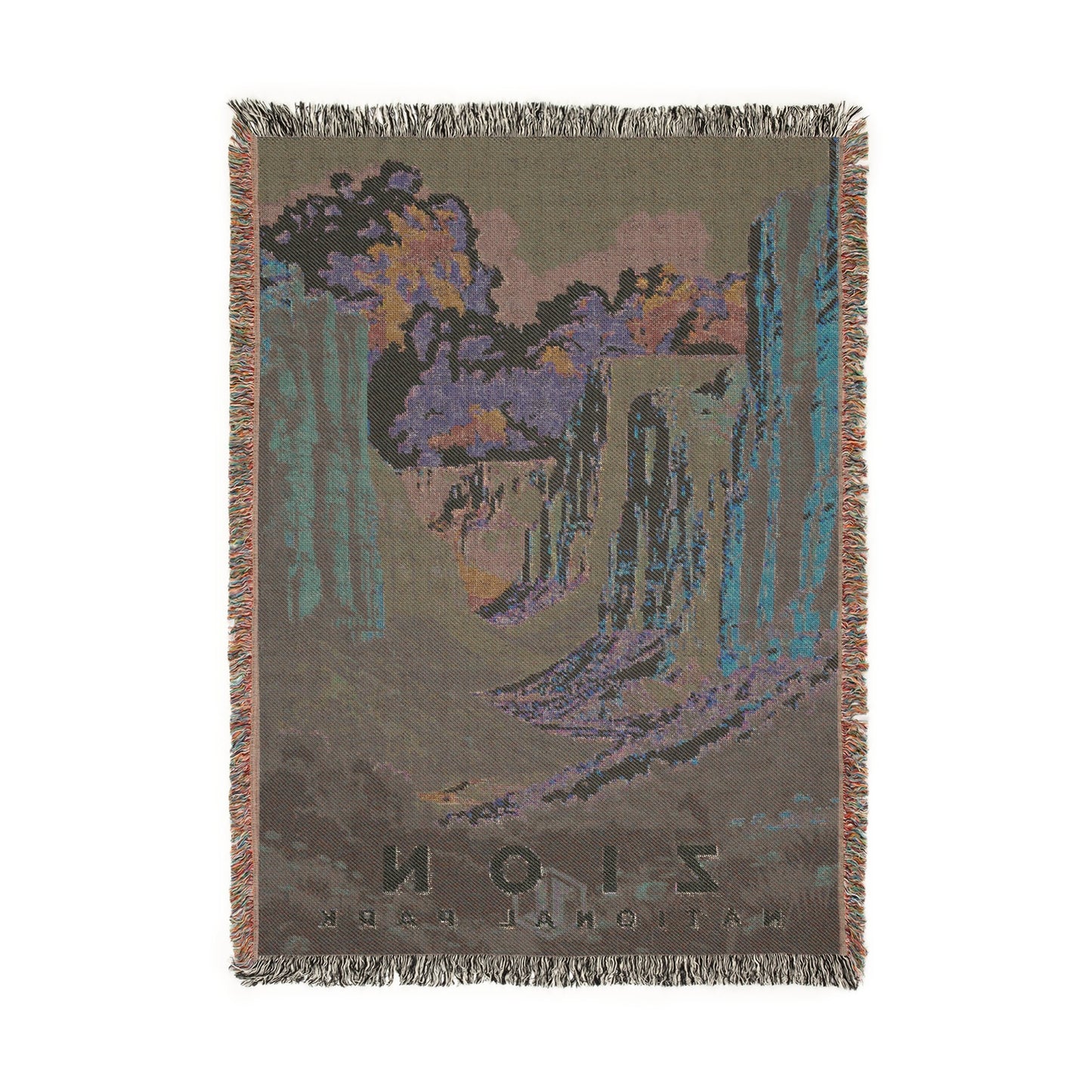 Zion National Park Woven Blanket | S11