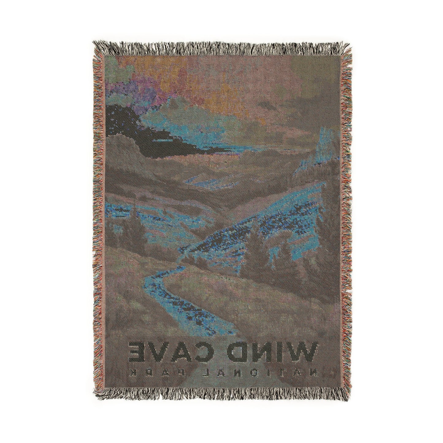 Wind Cave National Park Woven Blanket | S14