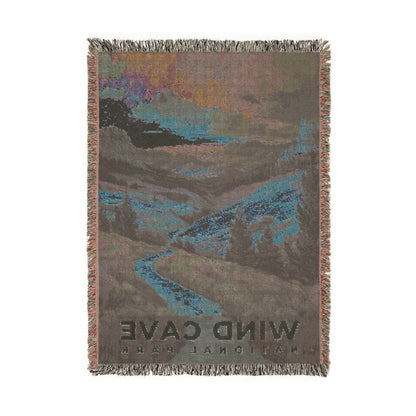 Wind Cave National Park Woven Blanket | S14