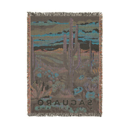Saguaro National Park Woven Blanket | S11