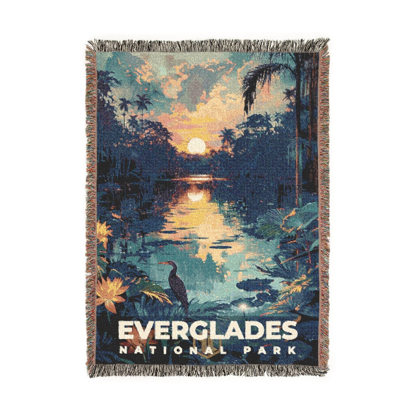 Everglades National Park Woven Blanket | S11