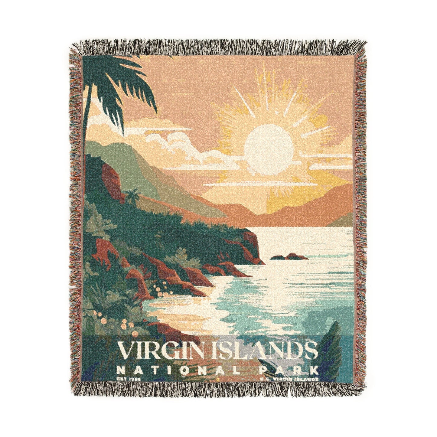 Virgin Islands National Park Woven Blanket | S05