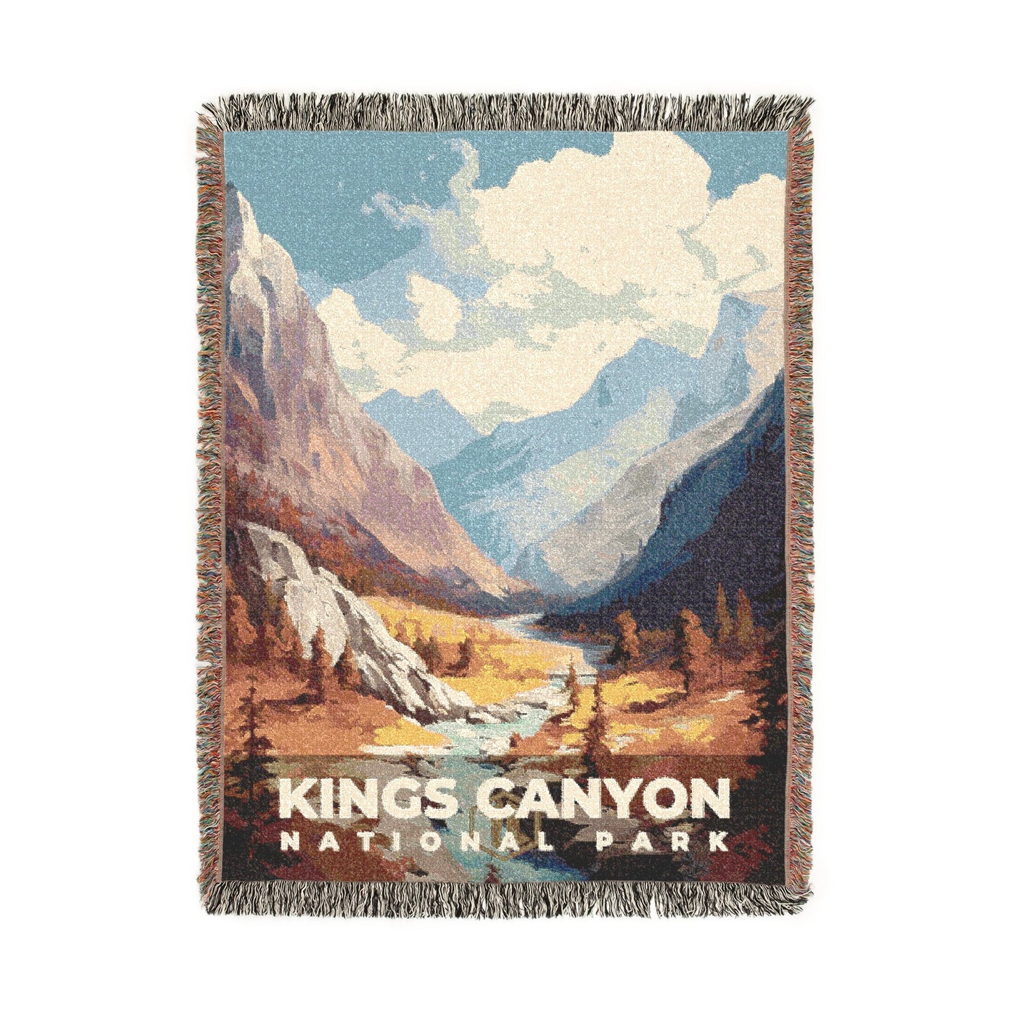 Kings Canyon National Park Woven Blanket | S06