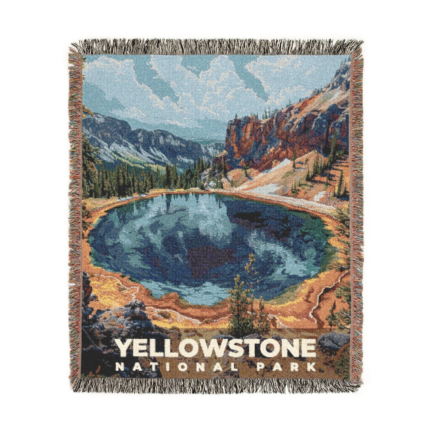 Yellowstone National Park Woven Blanket | S18