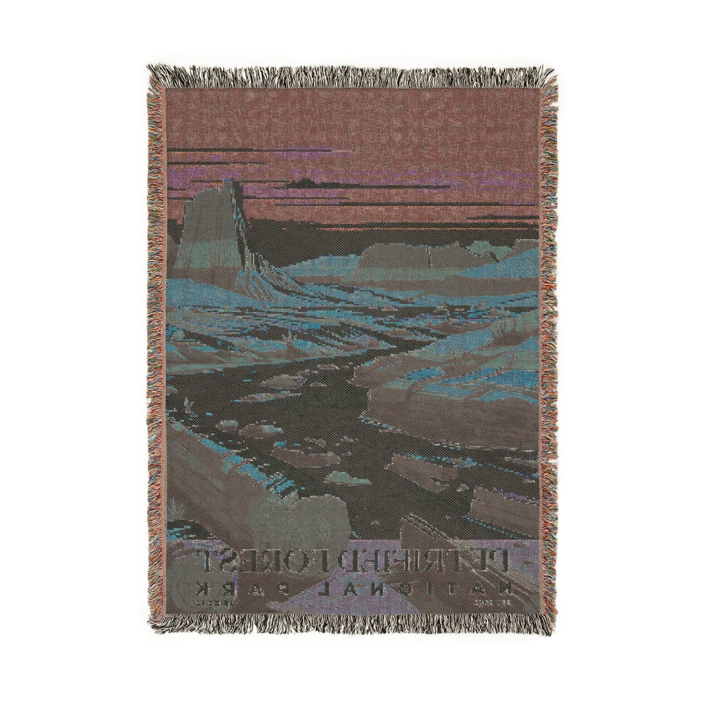 Petrified Forest National Park Woven Blanket | S03