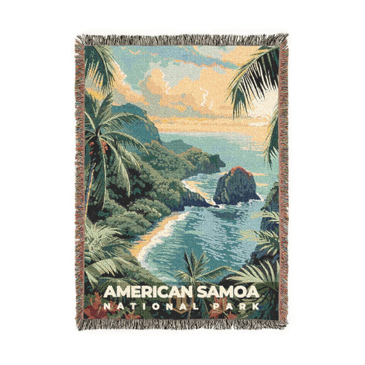 American Samoa National Park Woven Blanket | S11