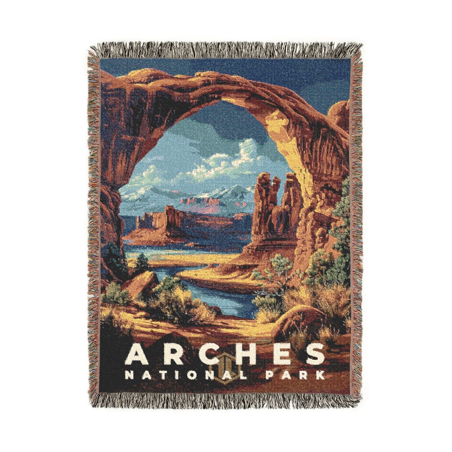 Arches National Park Woven Blanket | S16
