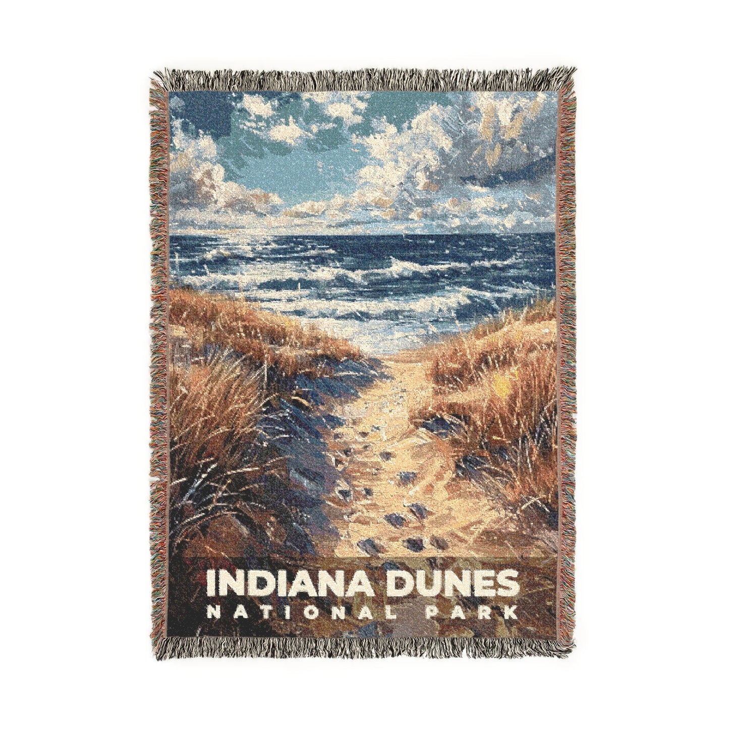 Indiana Dunes National Park Woven Blanket | S14