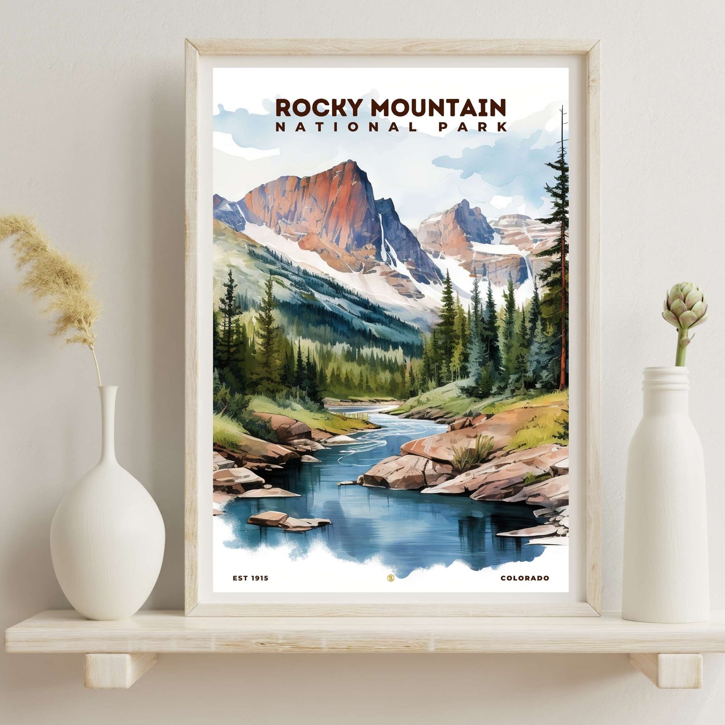 Rocky Mountain National Park Poster | S08