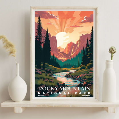 Rocky Mountain National Park Poster | S05