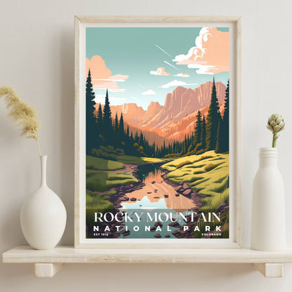 Rocky Mountain National Park Poster | S03