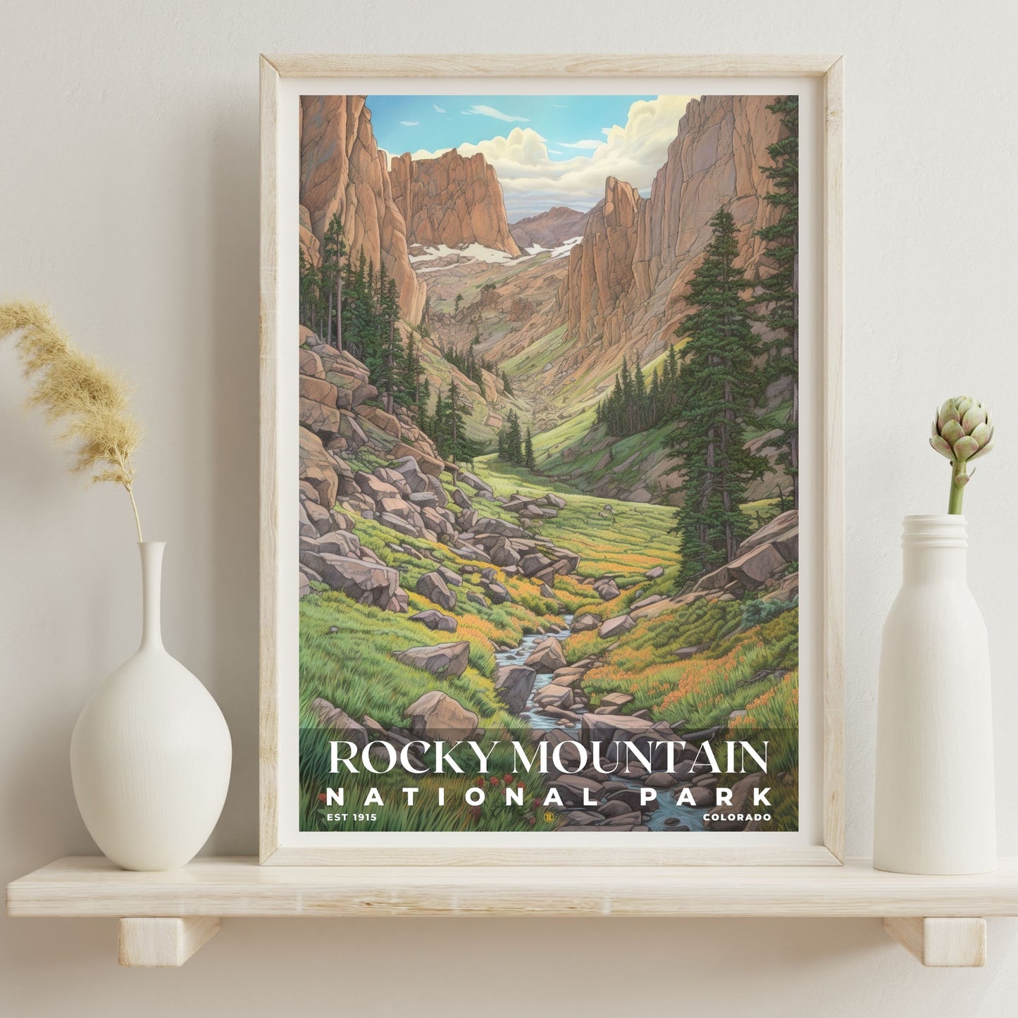 Rocky Mountain National Park Poster | S02