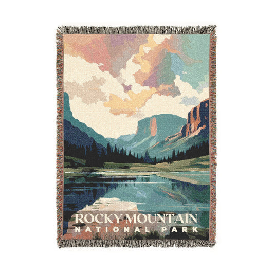 Rocky Mountain National Park Woven Blanket | S01