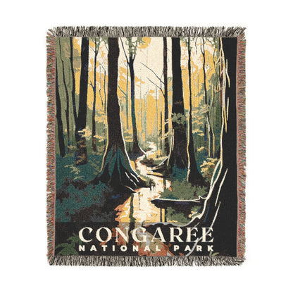 Congaree National Park Woven Blanket | S01