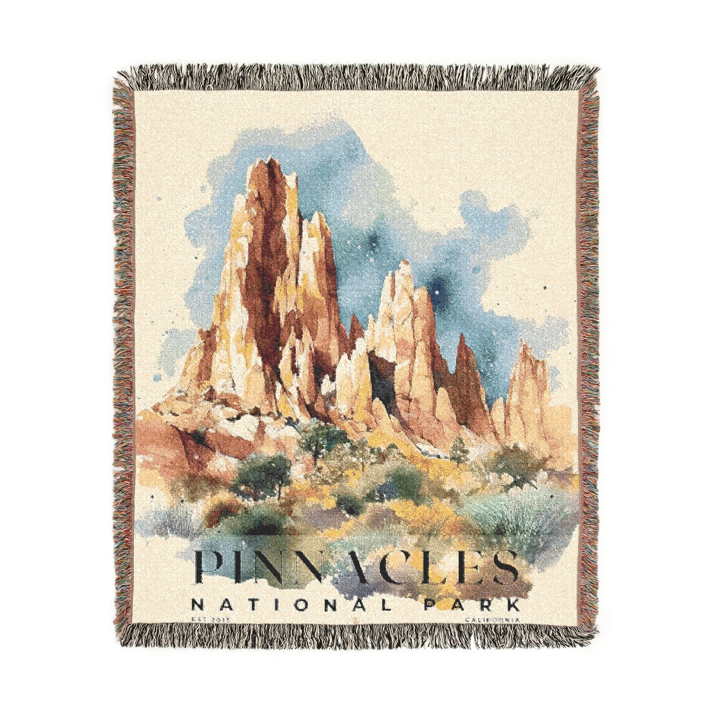 Pinnacles National Park Woven Blanket | S04