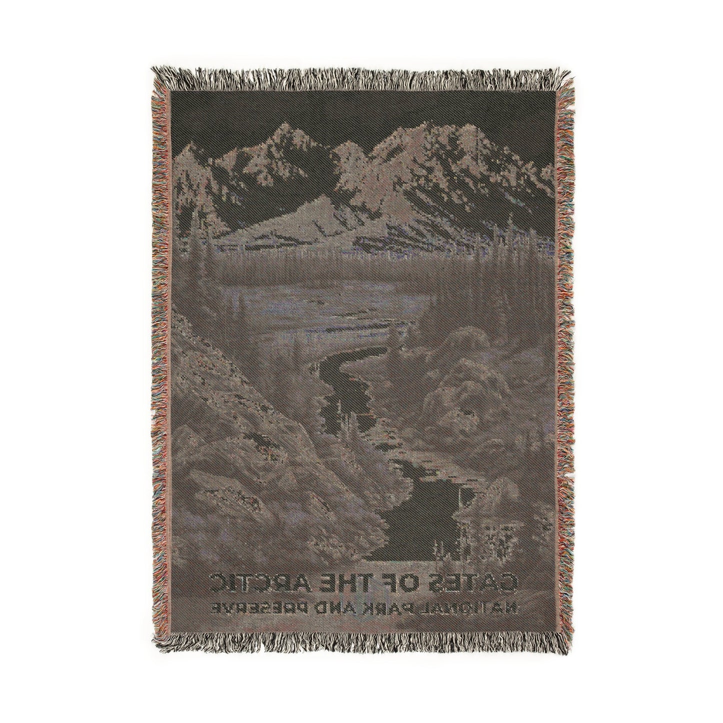 Gates of the Arctic National Park Woven Blanket | S17