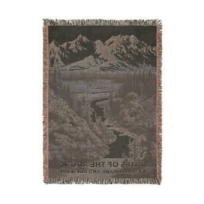 Gates of the Arctic National Park Woven Blanket | S17