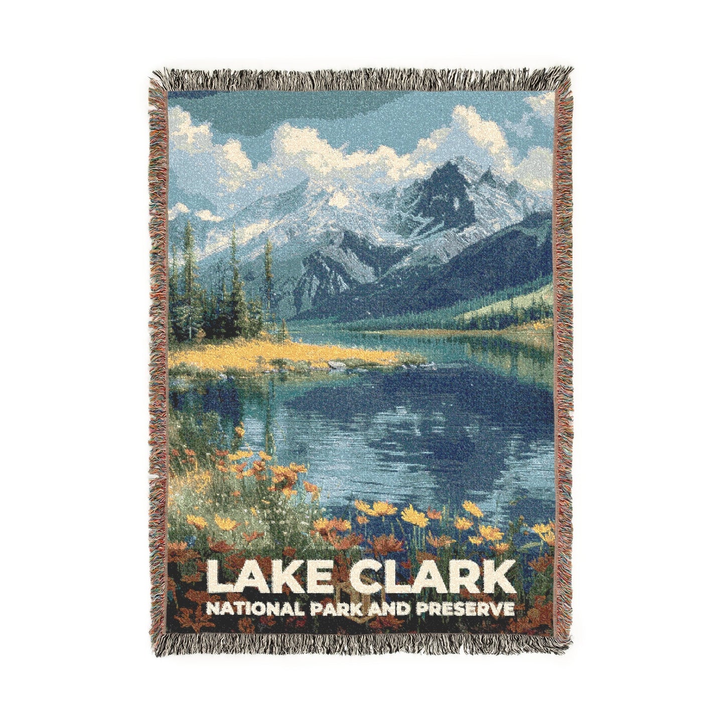 Lake Clark National Park Woven Blanket | S13