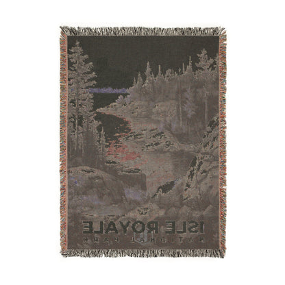 Isle Royale National Park Woven Blanket | S17