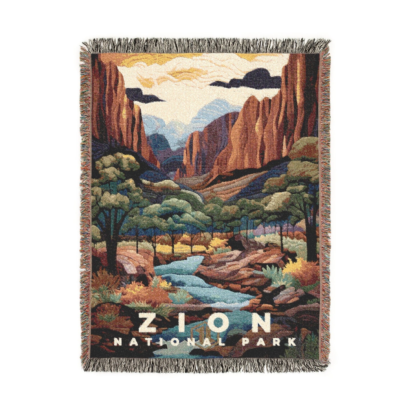 Zion National Park Woven Blanket | S09