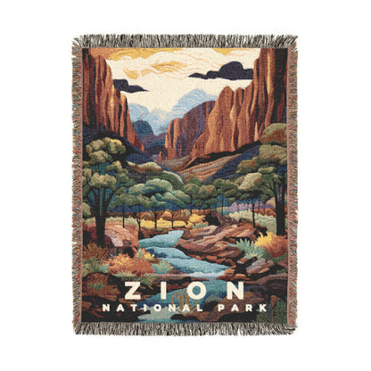 Zion National Park Woven Blanket | S09