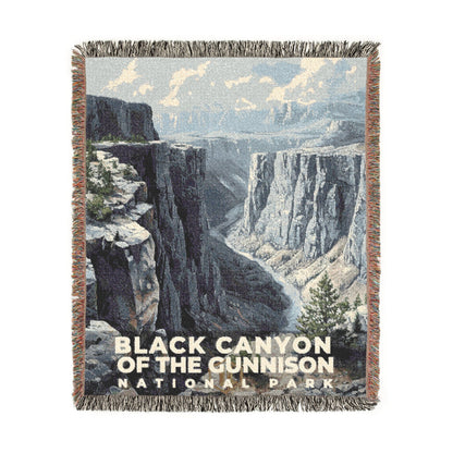 Black Canyon of the Gunnison National Park Woven Blanket | S17