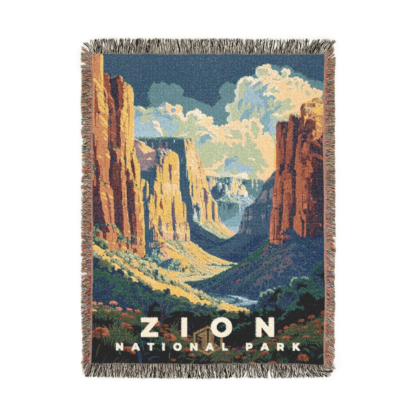 Zion National Park Woven Blanket | S11