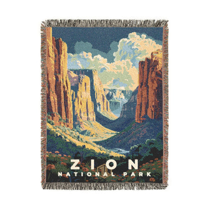 Zion National Park Woven Blanket | S11