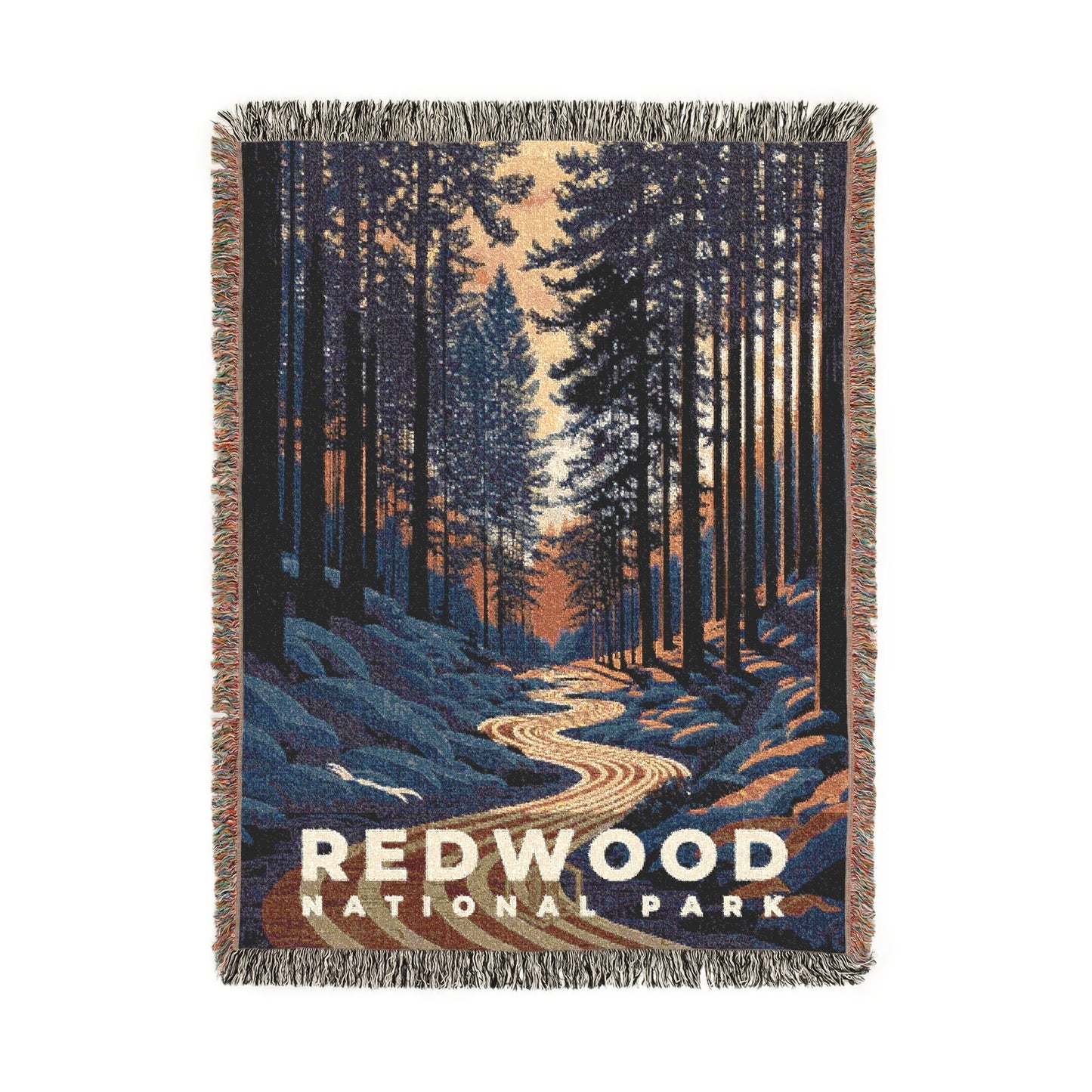 Redwood National Park Woven Blanket | S19