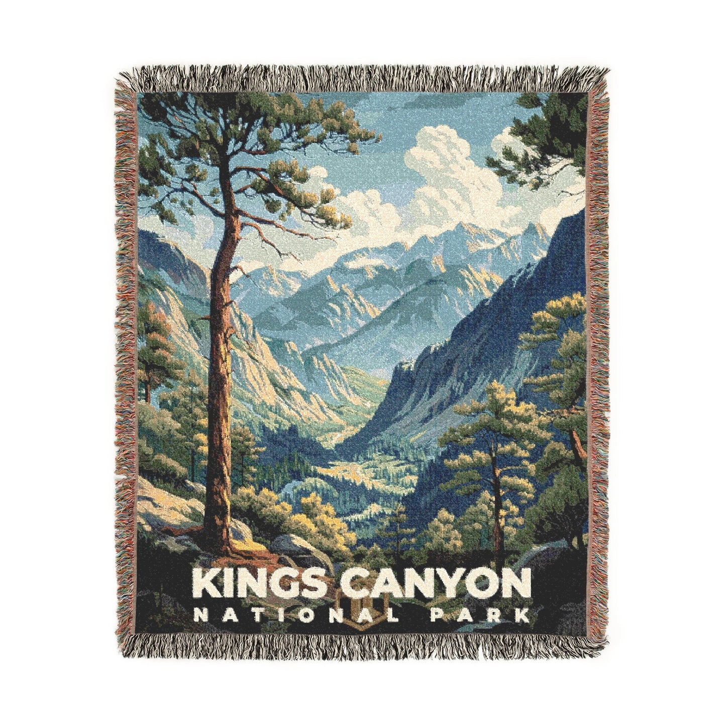 Kings Canyon National Park Woven Blanket | S11