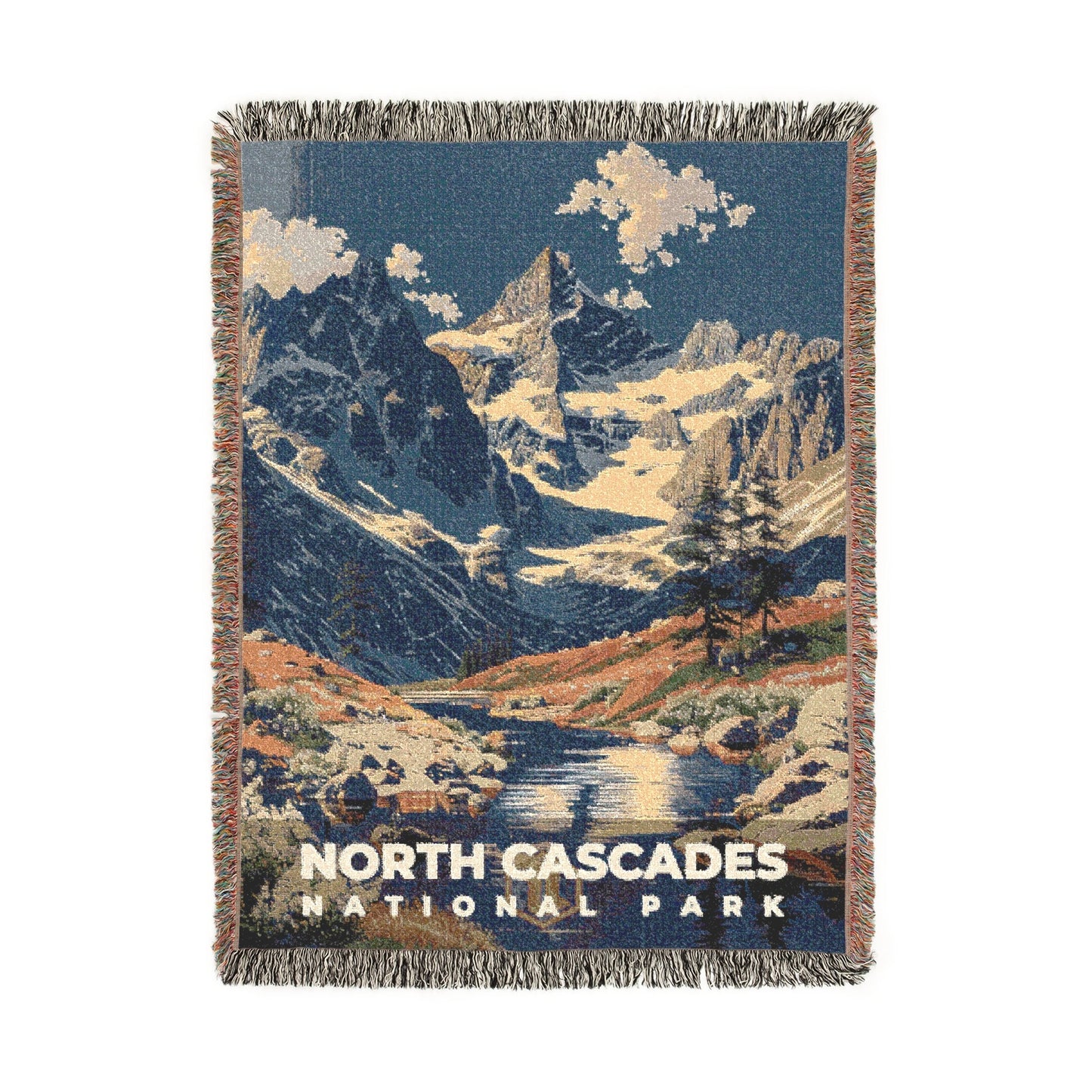 North Cascades National Park Woven Blanket | S19