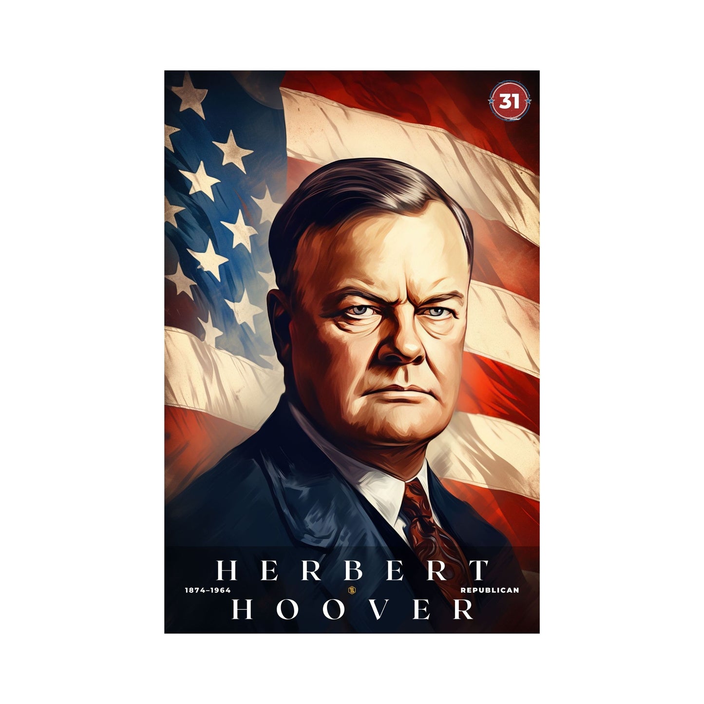 Herbert Hoover Poster | S02