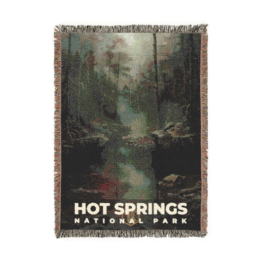 Hot Springs National Park Woven Blanket | S12