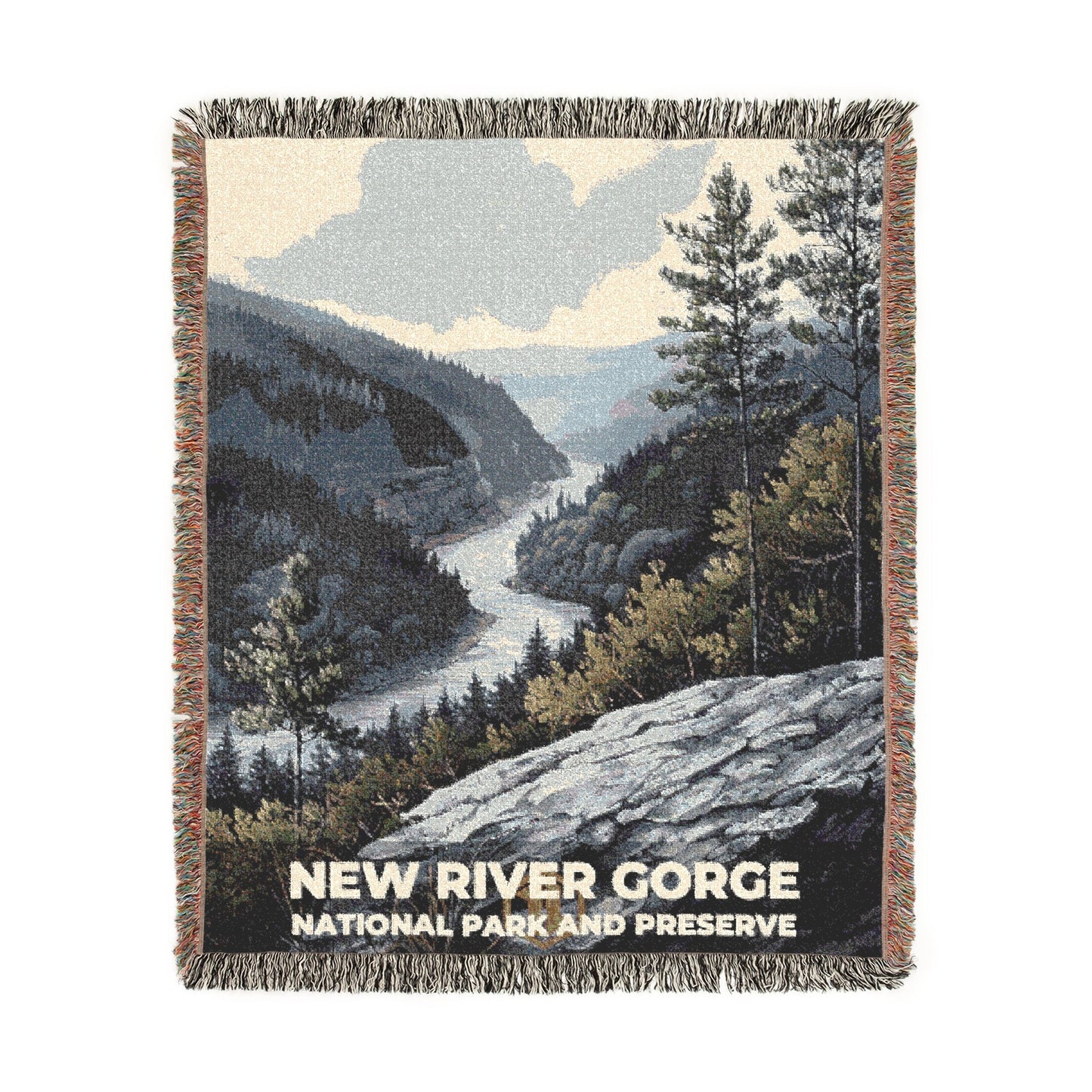 New River Gorge National Park Woven Blanket | S17