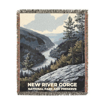 New River Gorge National Park Woven Blanket | S17