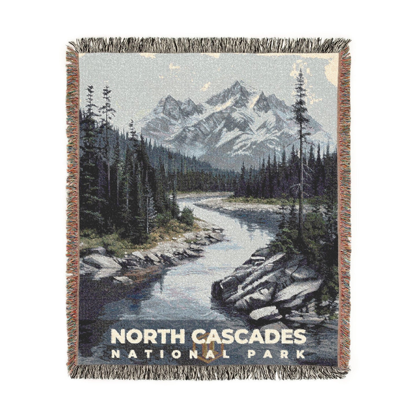 North Cascades National Park Woven Blanket | S17