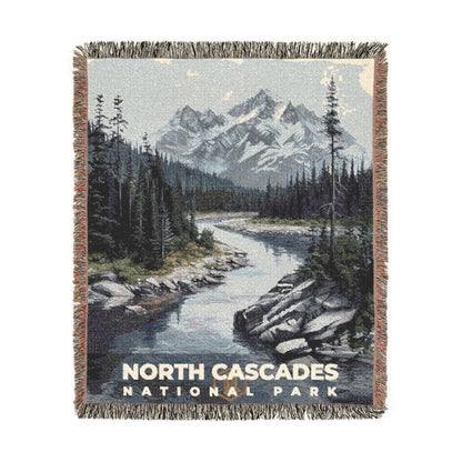 North Cascades National Park Woven Blanket | S17