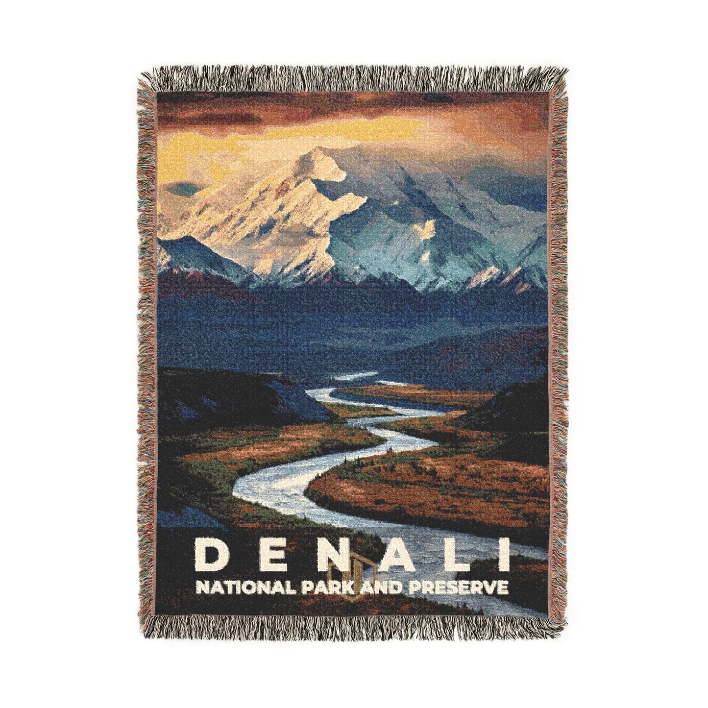 Denali National Park Woven Blanket | S10
