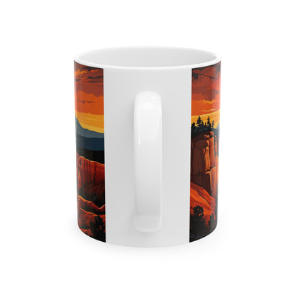 Bryce Canyon National Park Mug | White Ceramic Mug (11oz, 15oz)