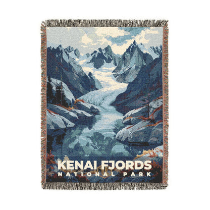 Kenai Fjords National Park Woven Blanket | S11