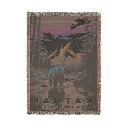 Katmai National Park Woven Blanket | S07