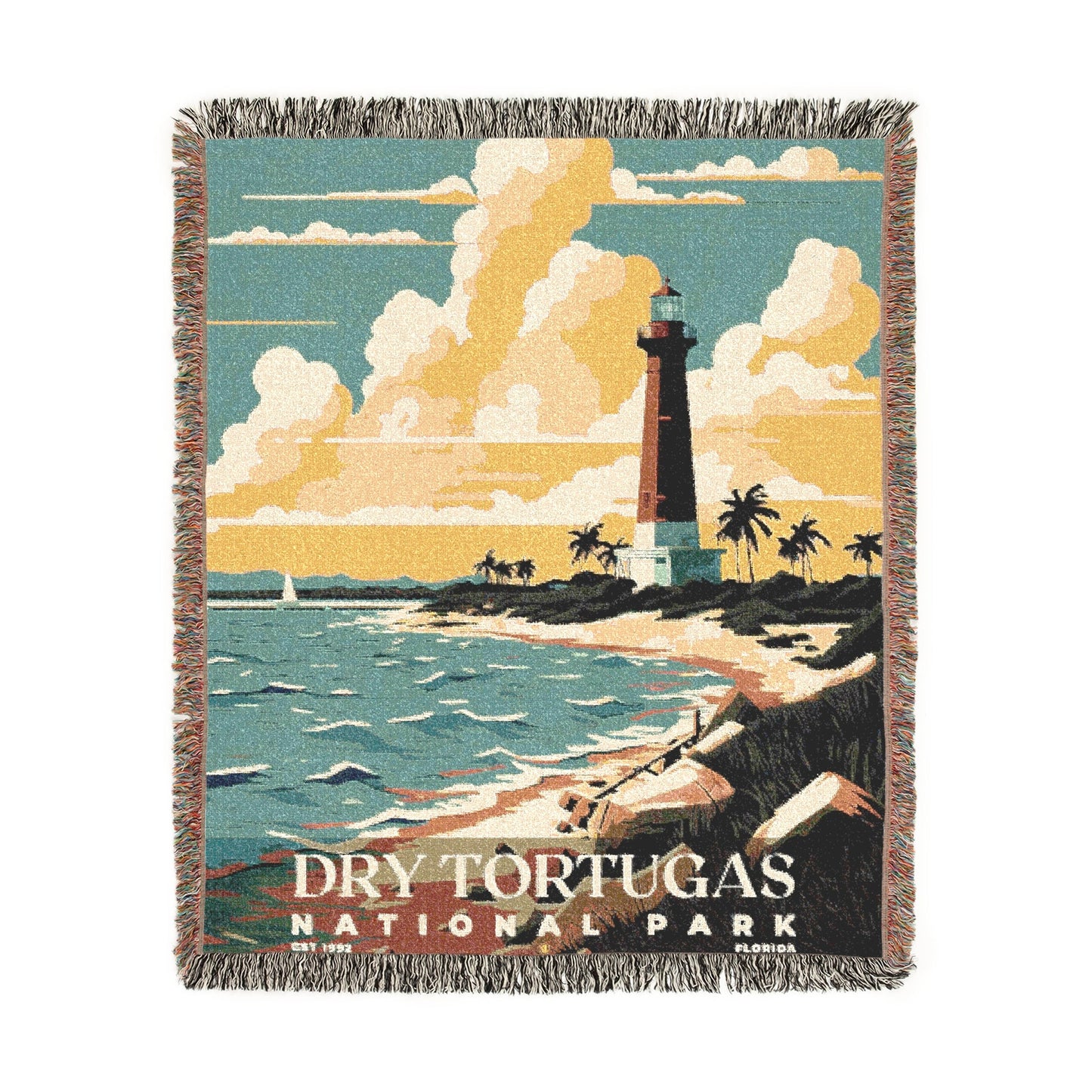 Dry Tortugas National Park Woven Blanket | S05