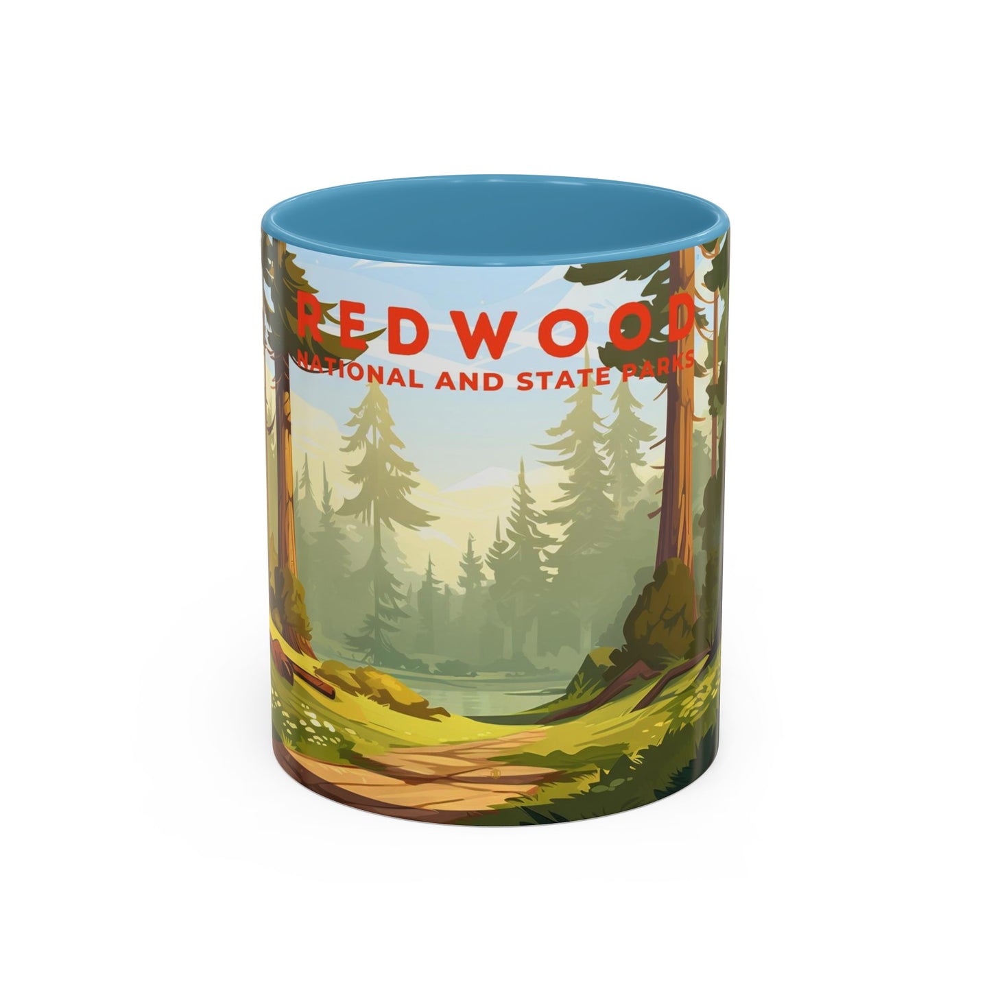 Redwood National Park Mug | Accent Coffee Mug (11, 15oz)