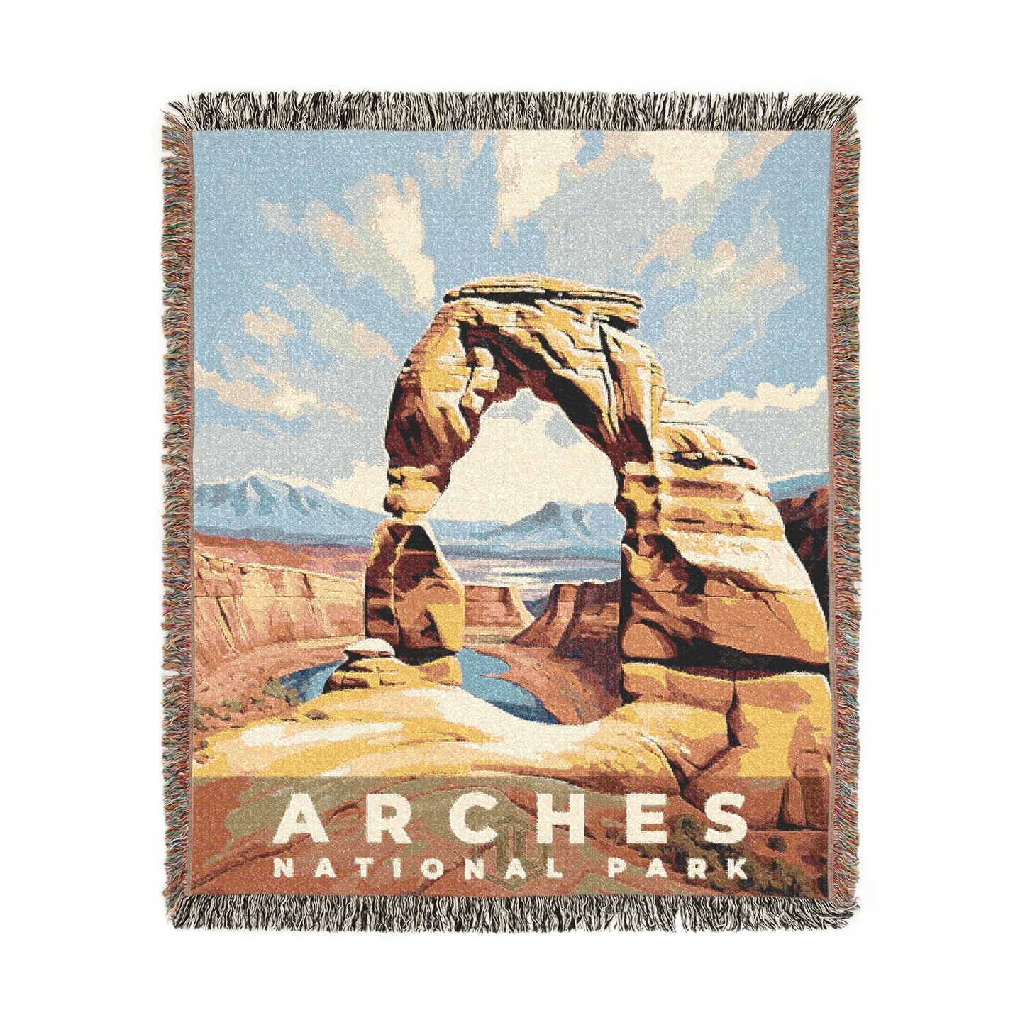 Arches National Park Woven Blanket | S06