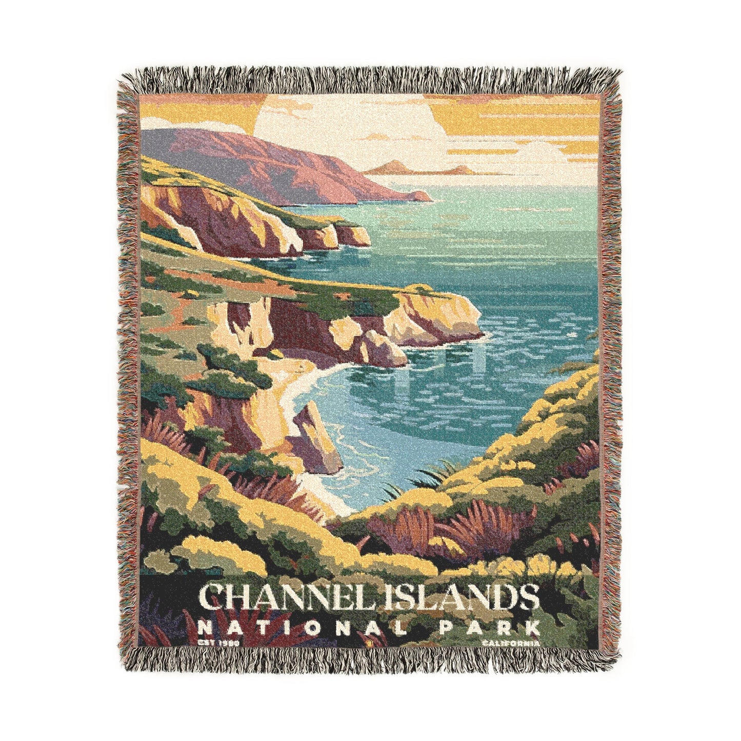 Channel Islands National Park Woven Blanket | S05