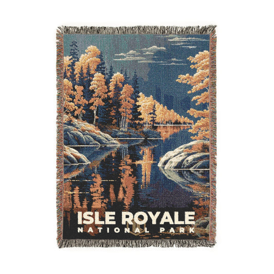 Isle Royale National Park Woven Blanket | S19