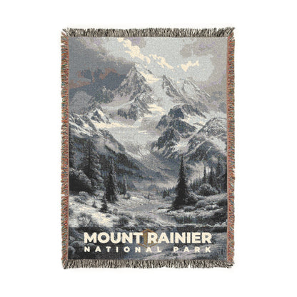 Mount Rainier National Park Woven Blanket | S15