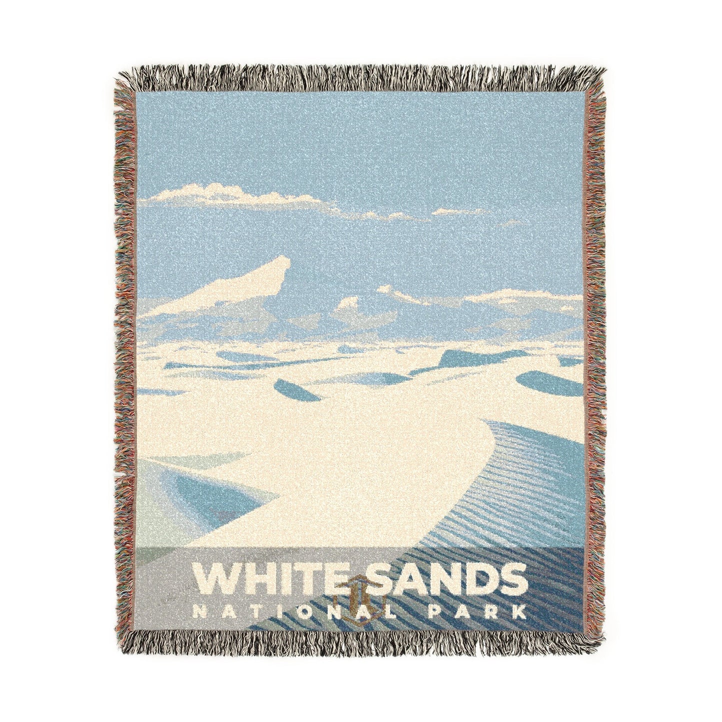 White Sands National Park Woven Blanket | S07