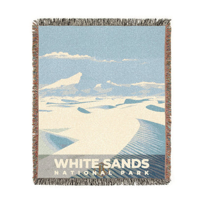 White Sands National Park Woven Blanket | S07